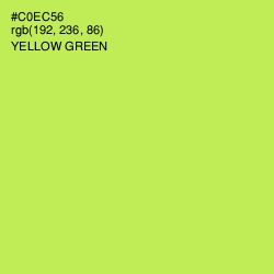 #C0EC56 - Yellow Green Color Image
